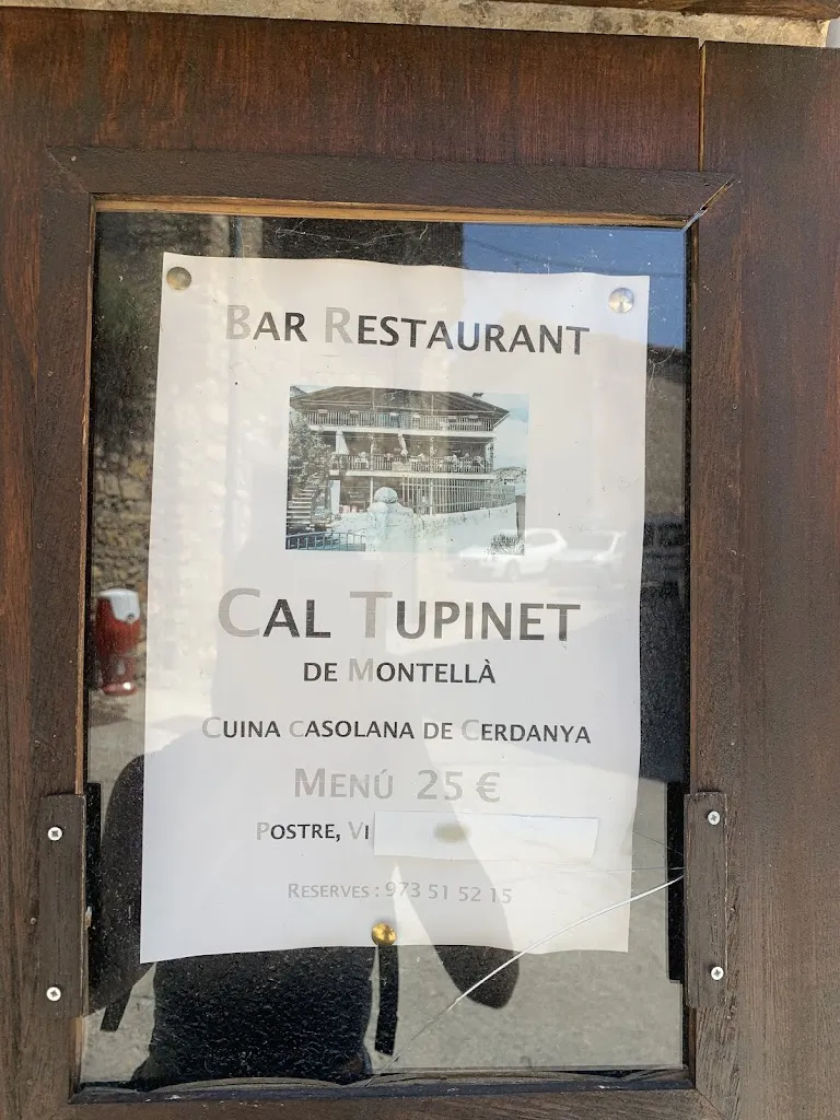 Menu_Restaurant Cal Tupinet de Montellà_Montellà i Martinet_immagine_1