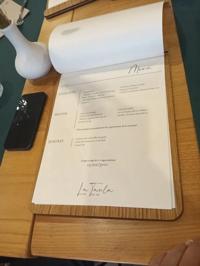 Menu_La Taula del Niu_Montellà i Martinet_image_4