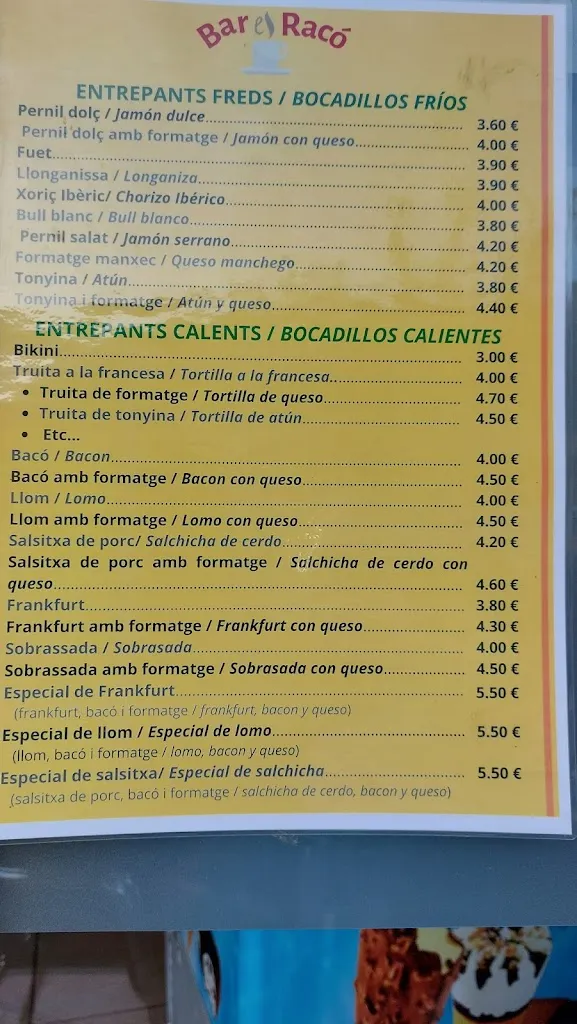 Menu_El Racó_Montellà i Martinet_image_1