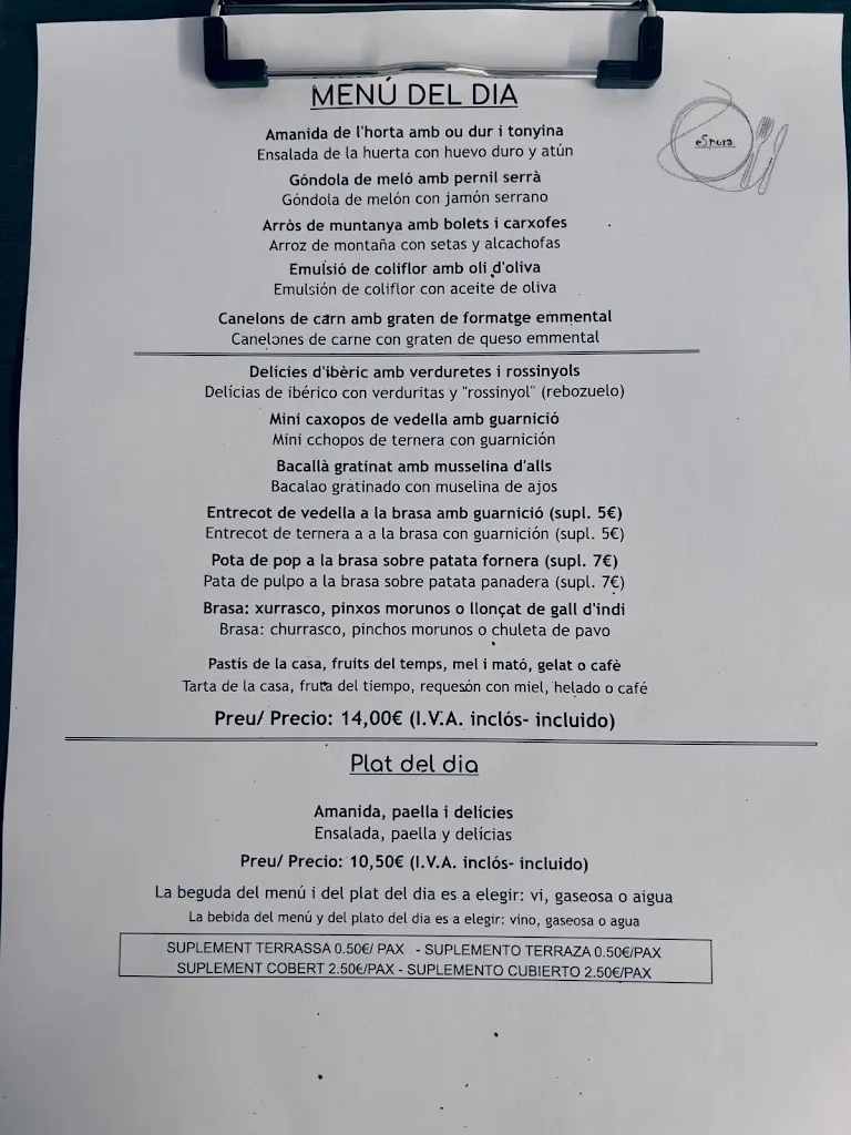Menu_Restaurant eSpora _Montferrer i Castellbò_image_1