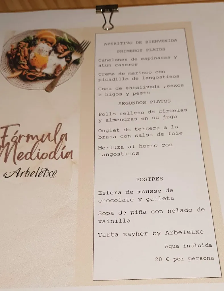 Menu_Restaurant Arbeletxe_Montferrer i Castellbò_image_3