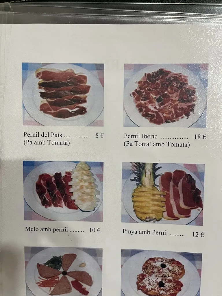 Menü_Bar Restaurant El Portal_Organyà_Bild_1