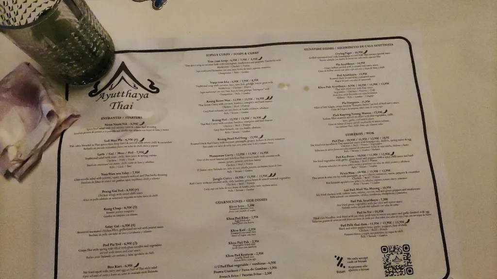 Menu_AYUTTHAYA THAI_Guardamar del Segura_image_3