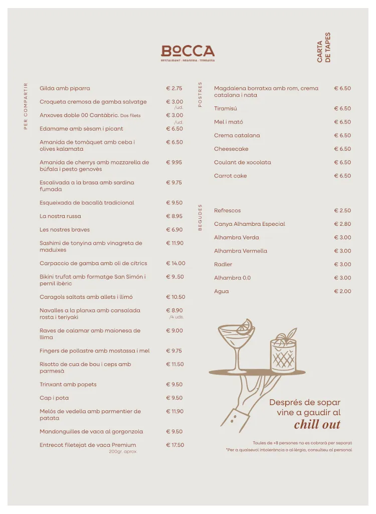 Menu_Bocca Braseria_Os de Balaguer_image_1