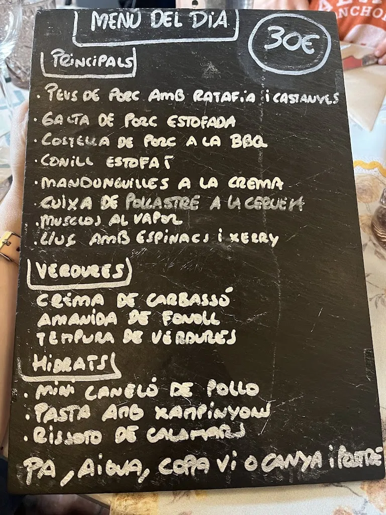 Menü_CAL POLDO XIC_Pinell de Solsonès_Bild_3