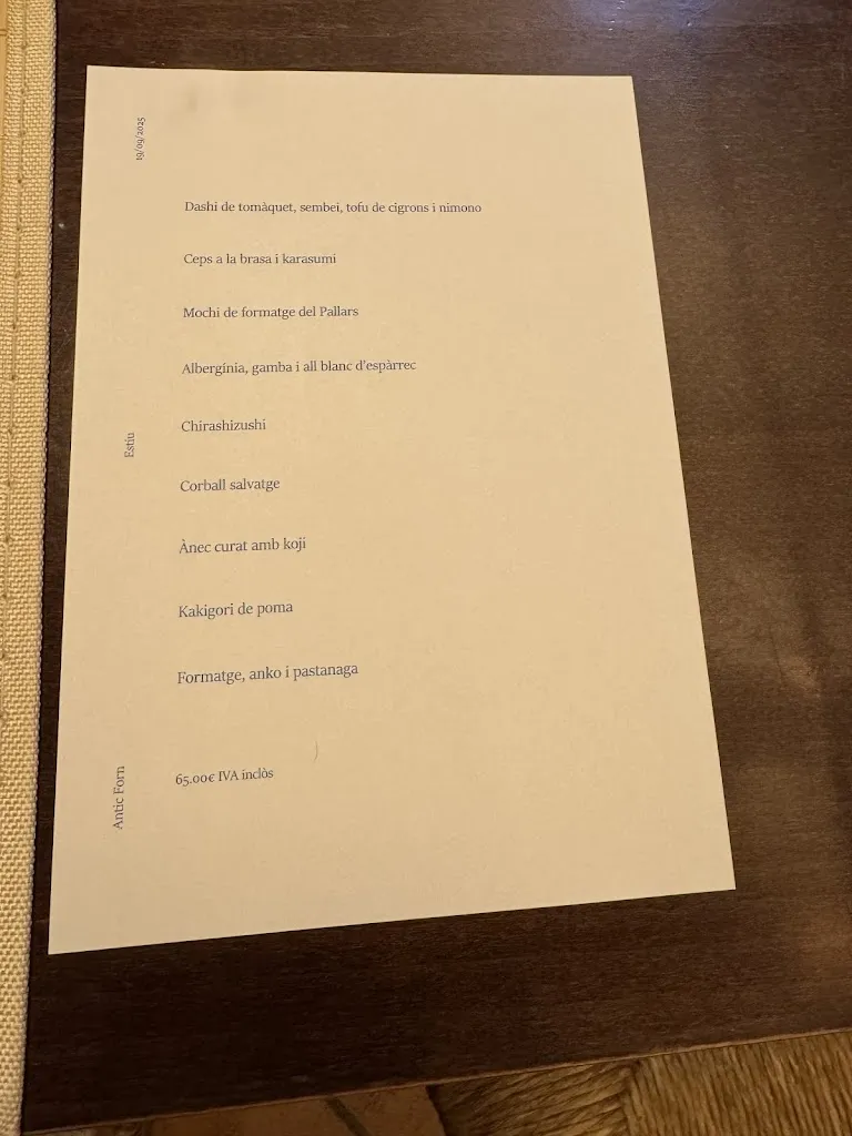 Menu_L'Antic Forn de Cervera_Plans de Sió Els_image_2