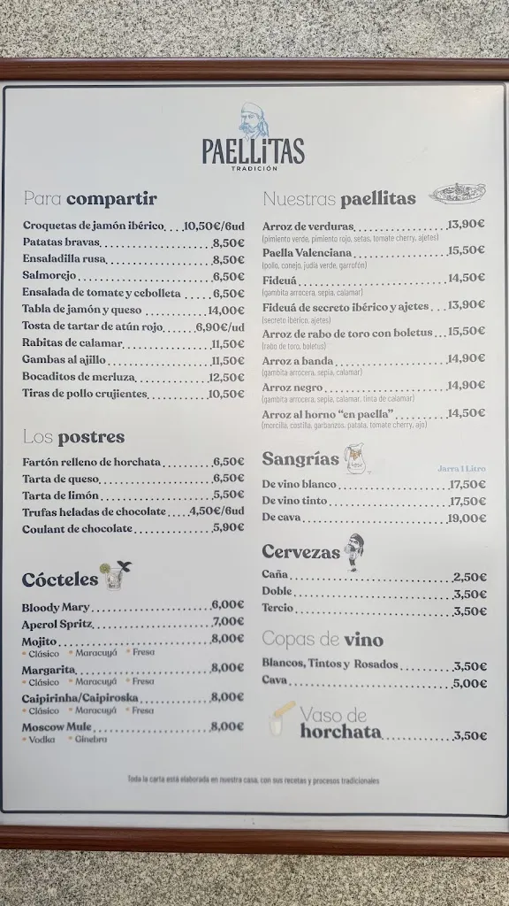 Menu_Paellitas Tradición | Arrocería en Madrid_Portella La_image_2