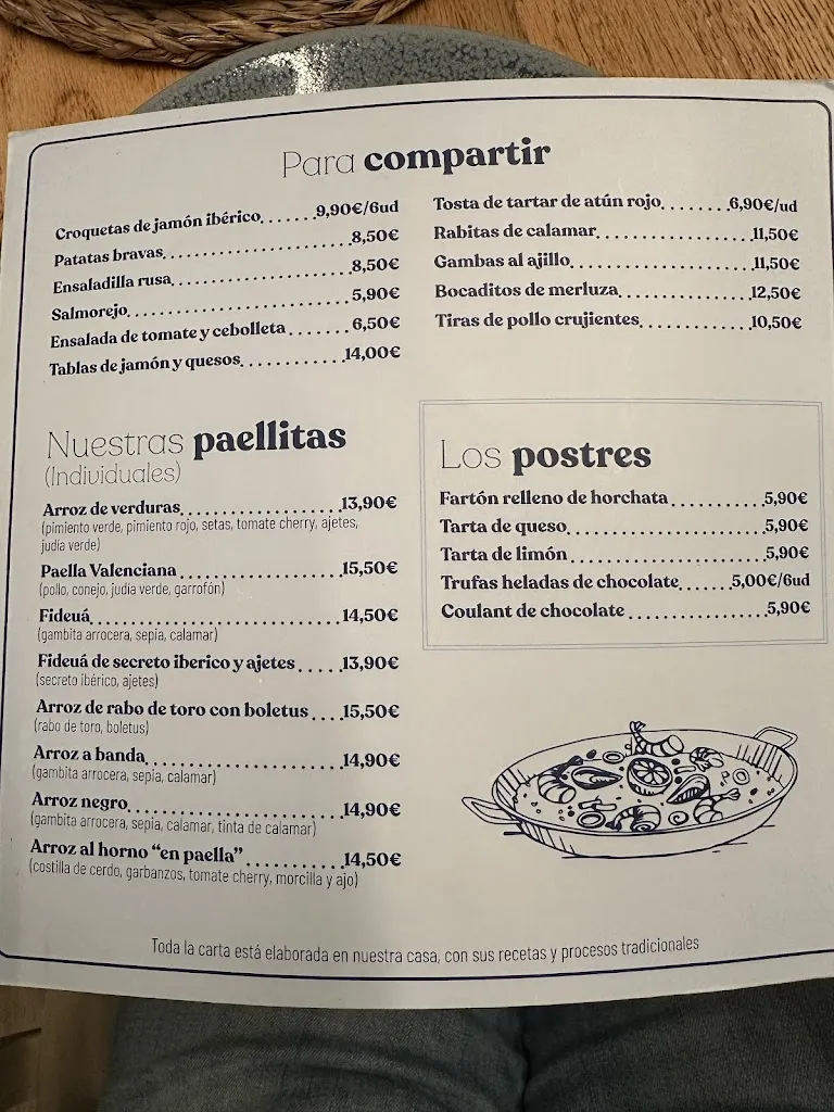 Menu_Paellitas Tradición | Arrocería en Madrid_Portella La_image_4
