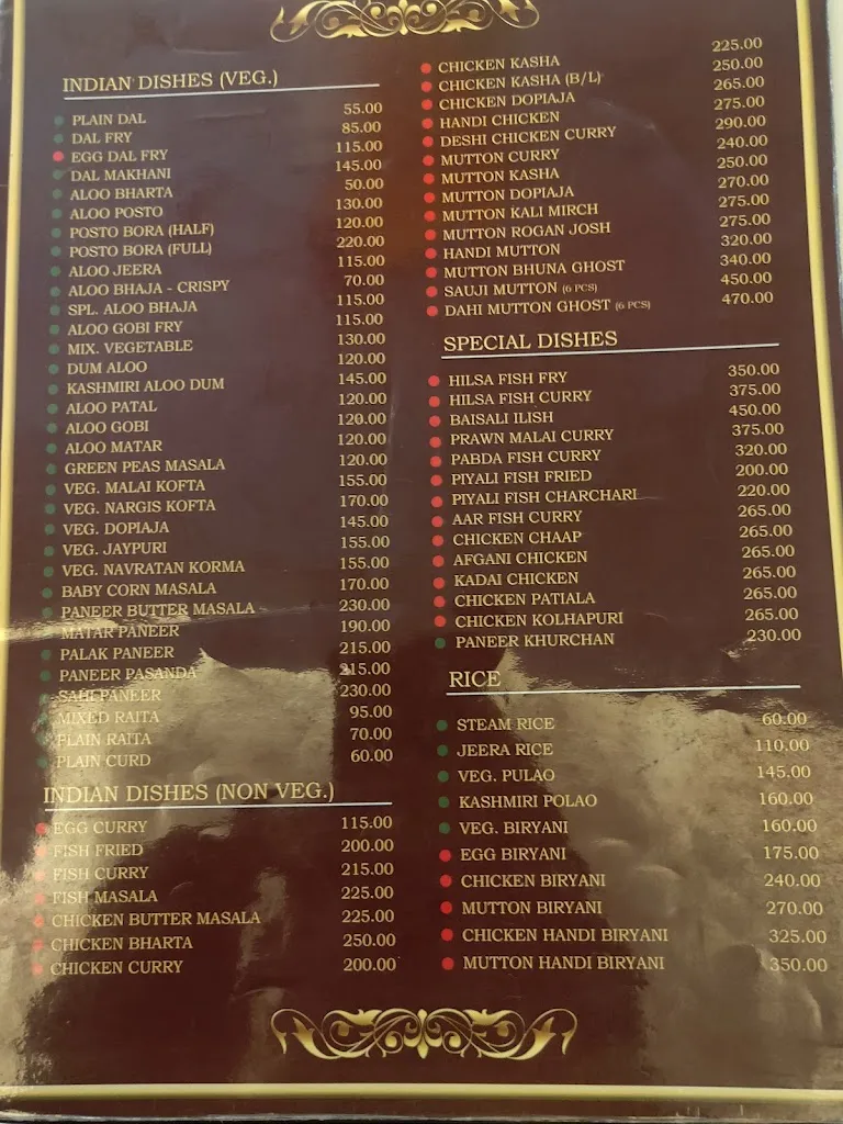 Menu_Rajanigandha Restaurant_Maldà_image_1