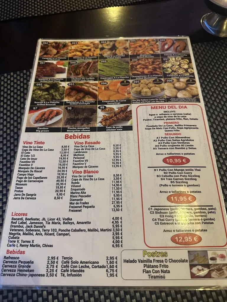 Menu_Sushi & Teppanyaki Buffet Libre Restaurante Jardín_Guardamar del Segura_image_1