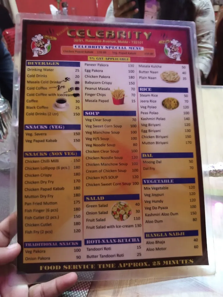 Menu_Celebrity Restaurant & Banquet Hall_Maldà_image_1