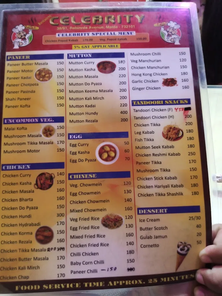 Menu_Celebrity Restaurant & Banquet Hall_Maldà_image_2