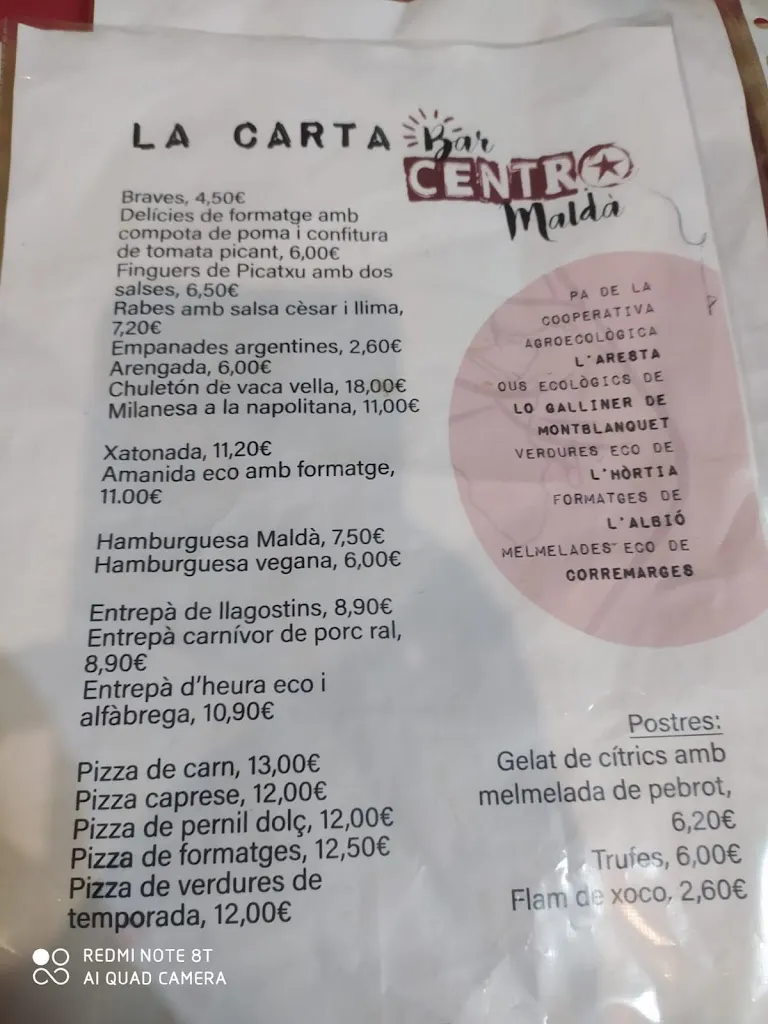 Menu_Bar Centro Maldà_Maldà_image_1