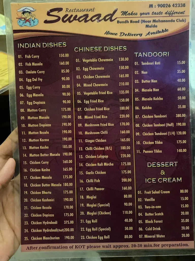 Menu_Restaurant Swaad 2_Maldà_image_2