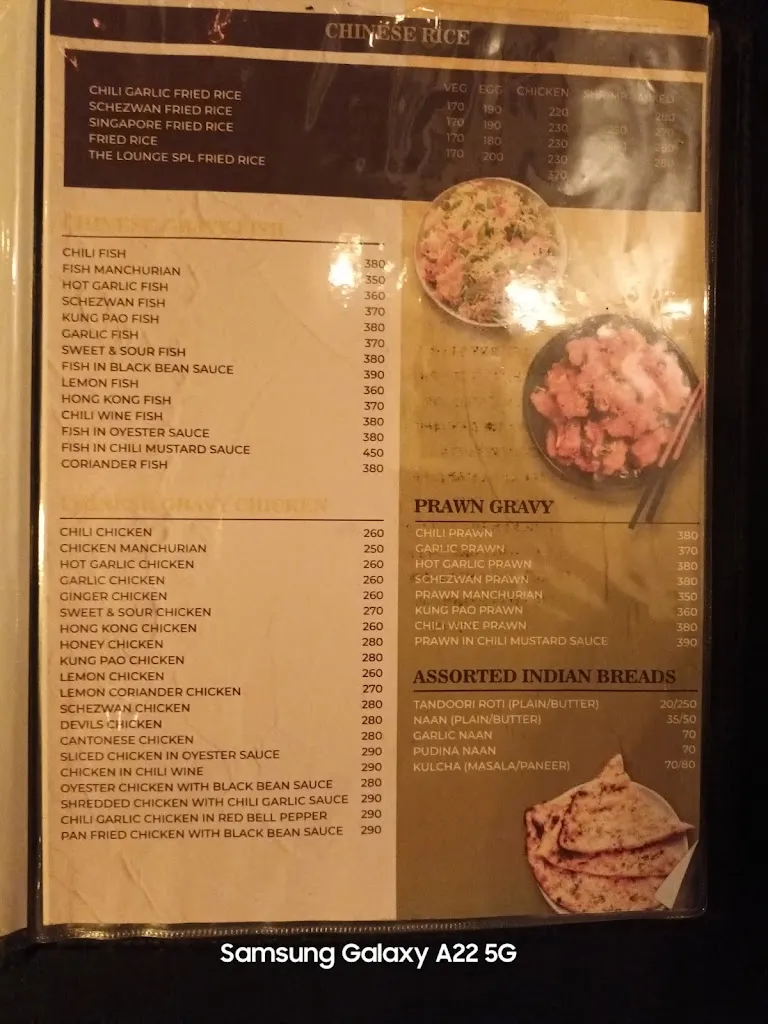 Menu_The Lounge bar cum restaurant_Maldà_image_1