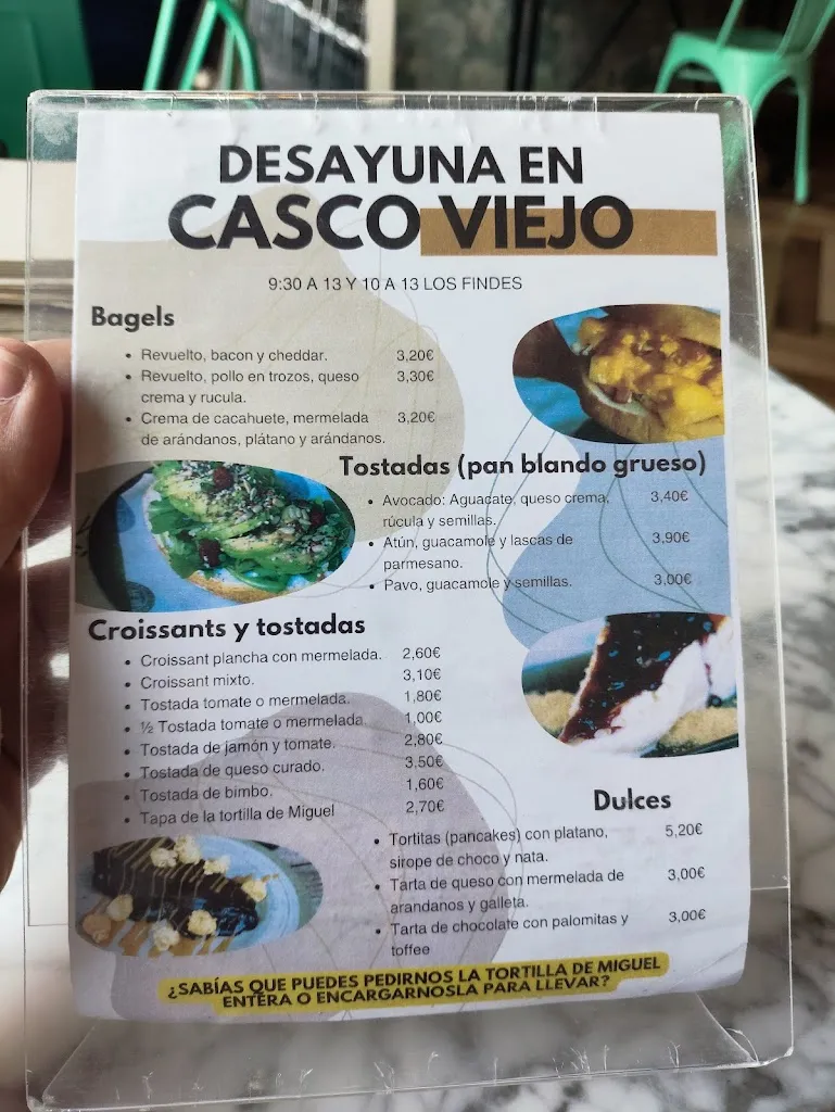 Menu_Casco Viejo ''Bar And Kitchen''_Talavera_image_1