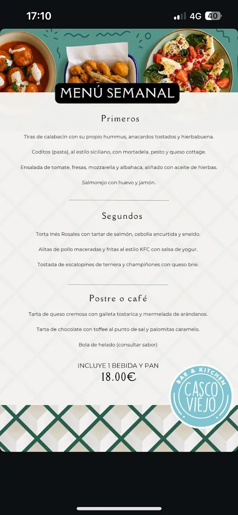 Menu_Casco Viejo ''Bar And Kitchen''_Talavera_image_2