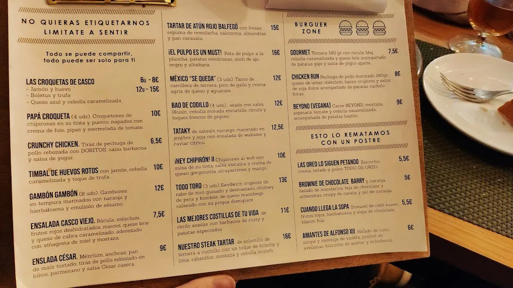 Menu_Casco Viejo ''Bar And Kitchen''_Talavera_image_4