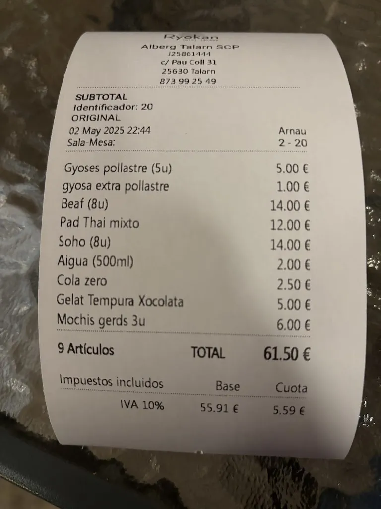 Daniel Mañas_Ryokan_Talarn_review