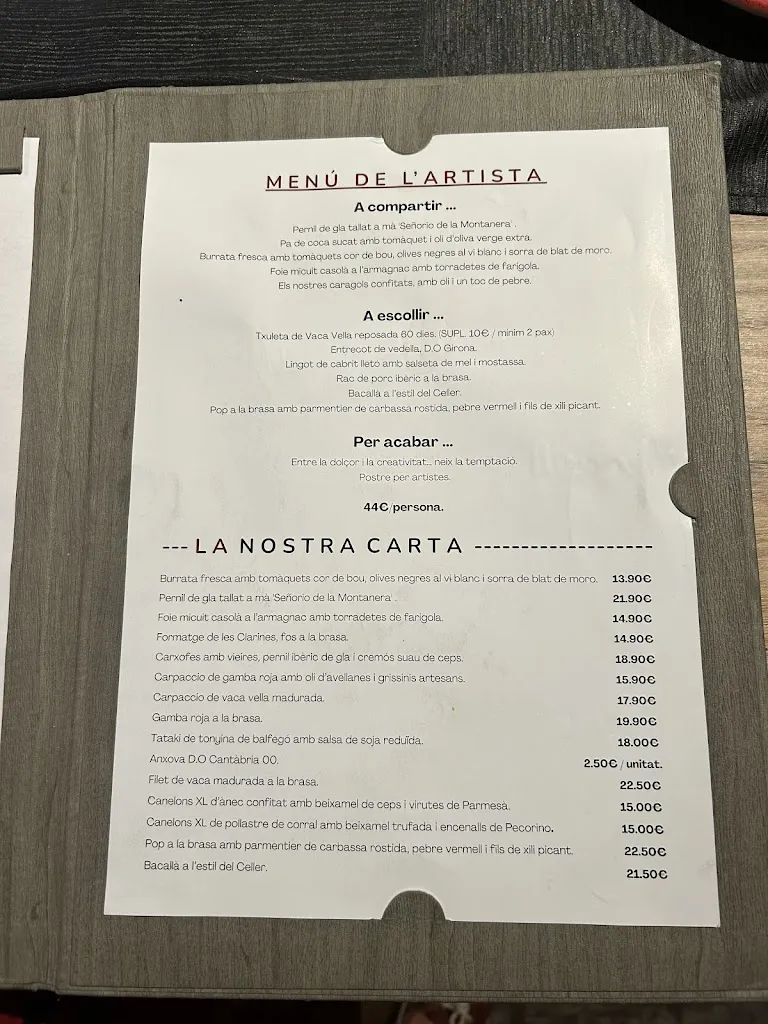 Menu_El Celler de l’artista_Tarroja de Segarra_image_2