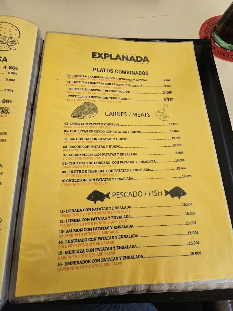 Menu_Restaurante Explanada_Guardamar del Segura_immagine_2