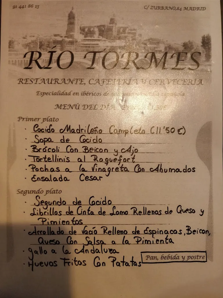 Menu_Río Tormes Cafetería y Restaurante_Torms Els_image_3