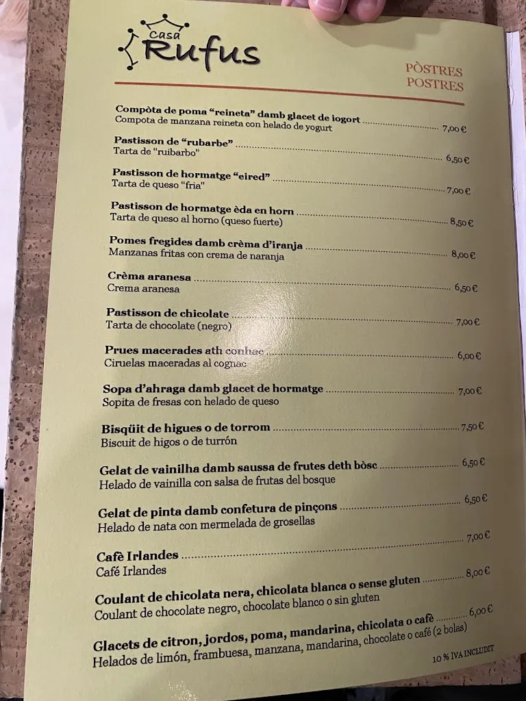 Menu_Casa Rufus_Naut Aran_image_1