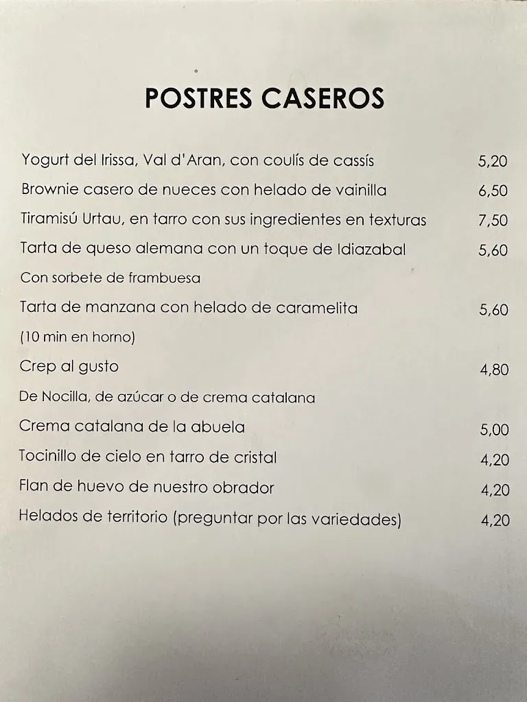 Menu_Tauèrna Urtau Arties_Naut Aran_immagine_4