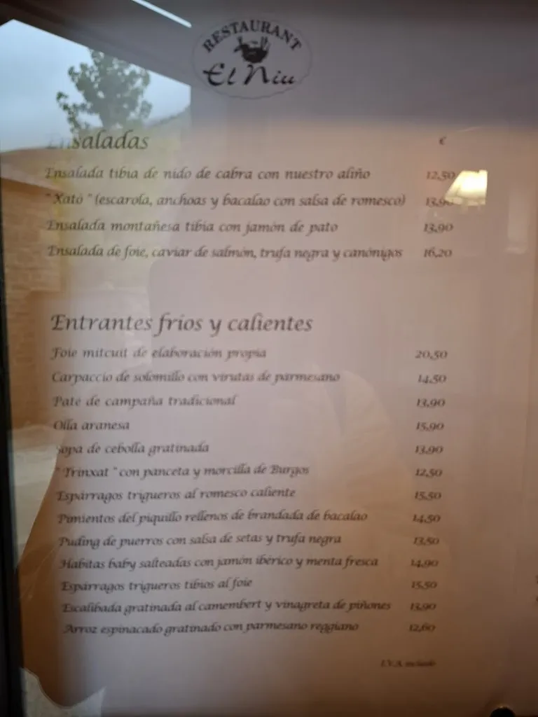 Menu_Restaurant El Niu_Naut Aran_immagine_4