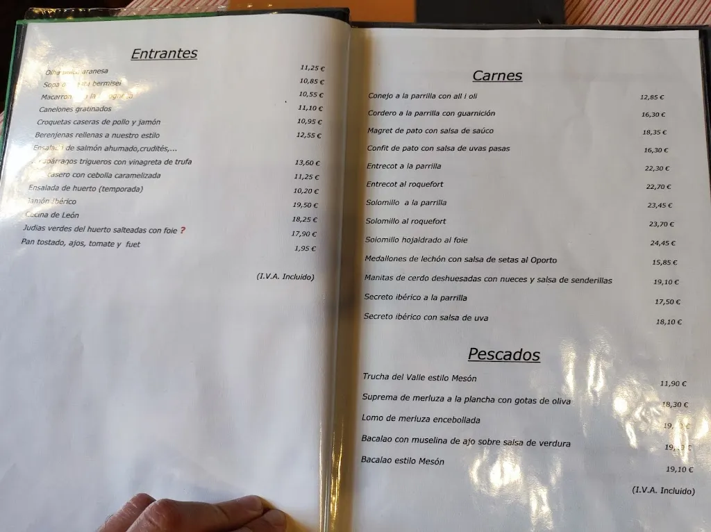 Menu_Meson Casa Benito - Casarilh_Naut Aran_image_1