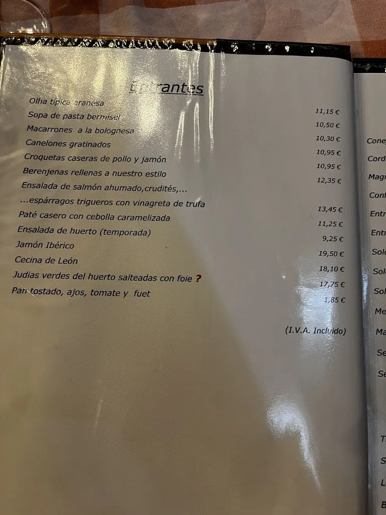 Menu_Meson Casa Benito - Casarilh_Naut Aran_image_4