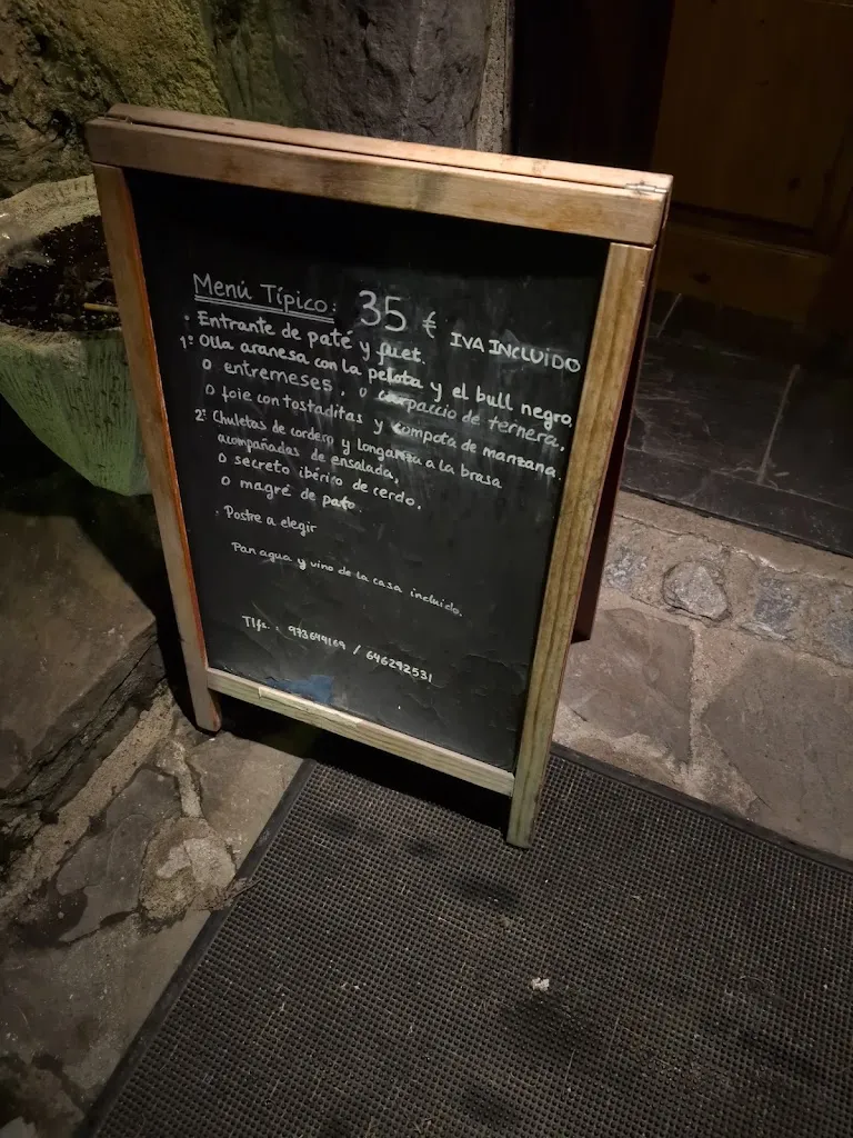 Menu_Pensión Maria Adema_Naut Aran_image_1