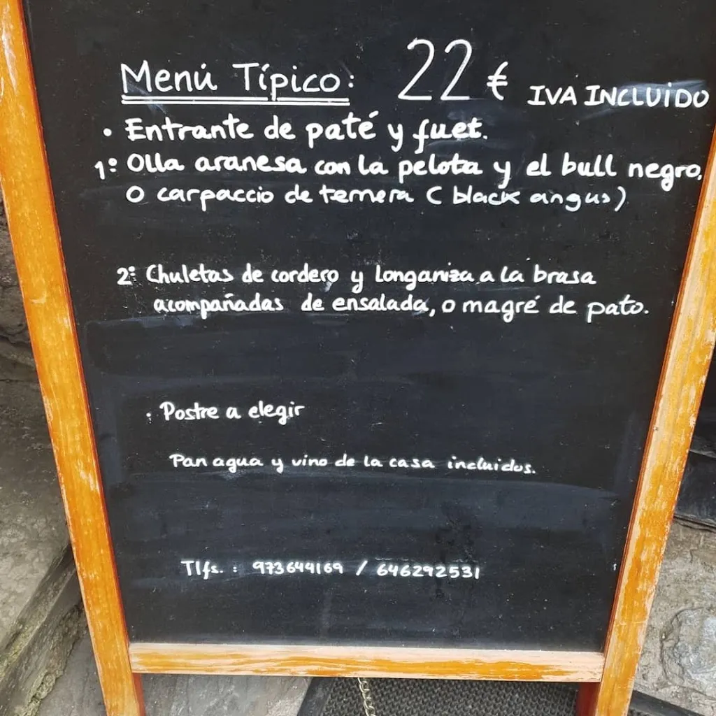 Menu_Pensión Maria Adema_Naut Aran_image_2