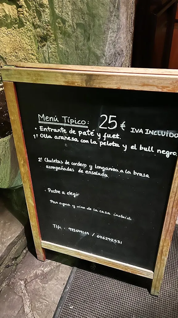 Menu_Pensión Maria Adema_Naut Aran_image_4