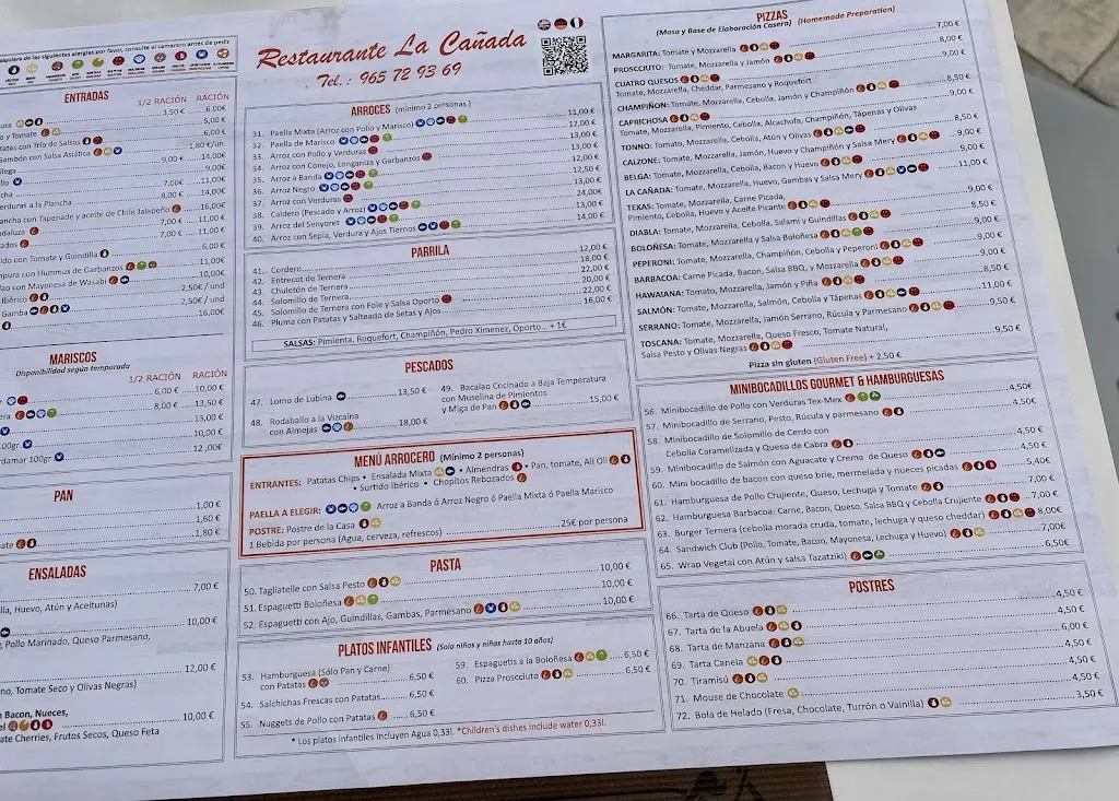 Menu_Restaurante La cañada_Guardamar del Segura_image_1