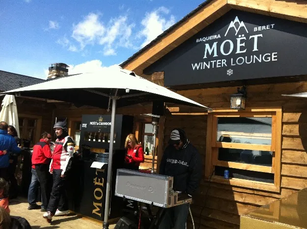 Moët Sala d'hivern restaurant in Naut Aran