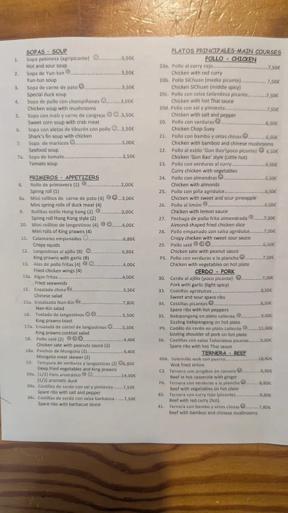 Menu_RESTAURANTE NAN KIN_Guardamar del Segura_image_2