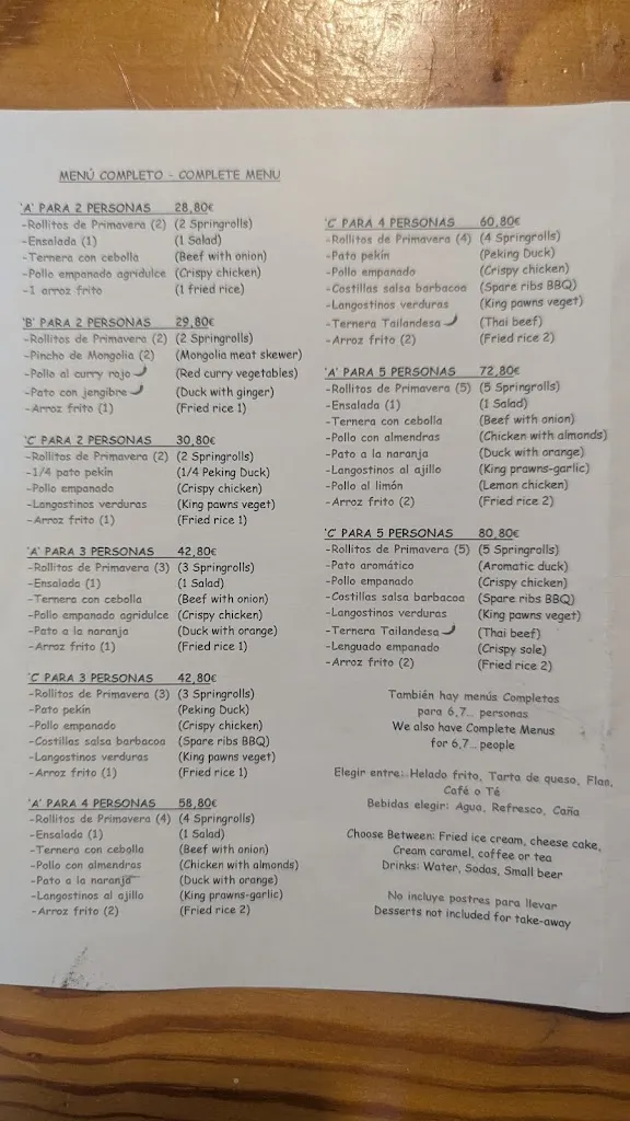 Menu_RESTAURANTE NAN KIN_Guardamar del Segura_image_3