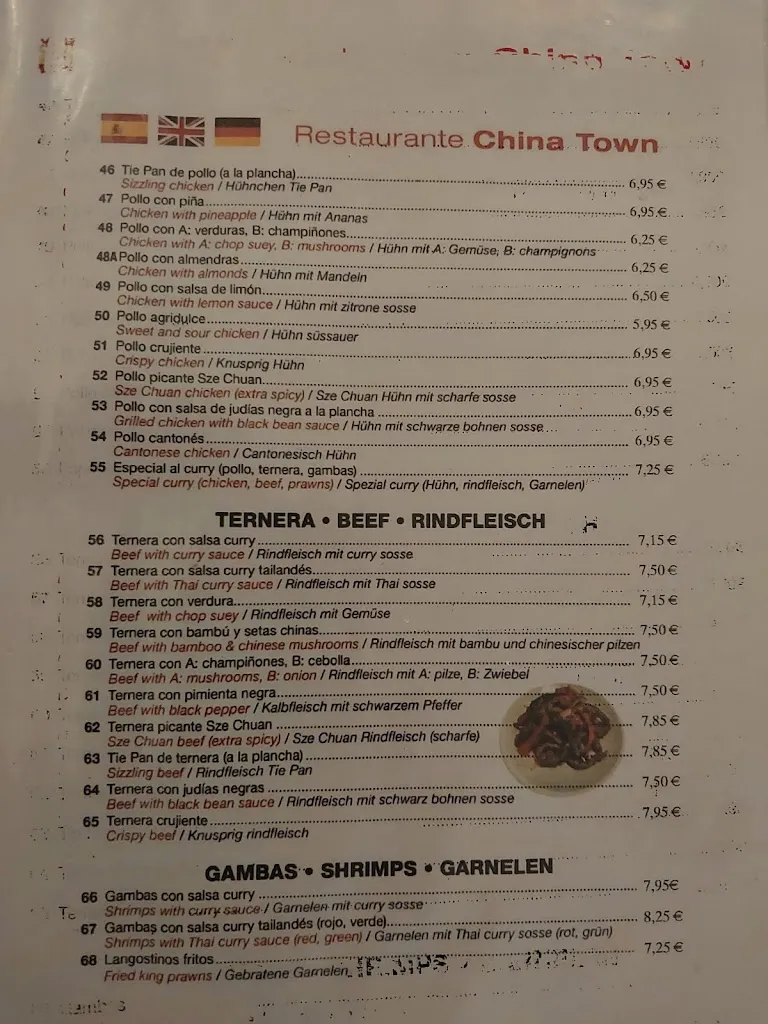 Menu_Restaurante Chinatown_Guardamar del Segura_image_1