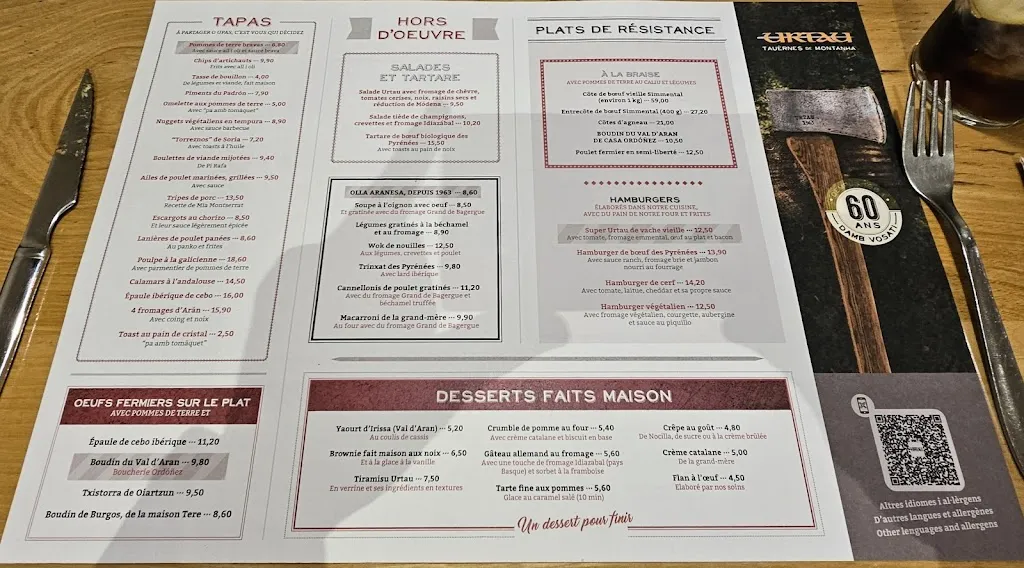 Menu_Tauèrna Urtau Vielha_Naut Aran_image_3