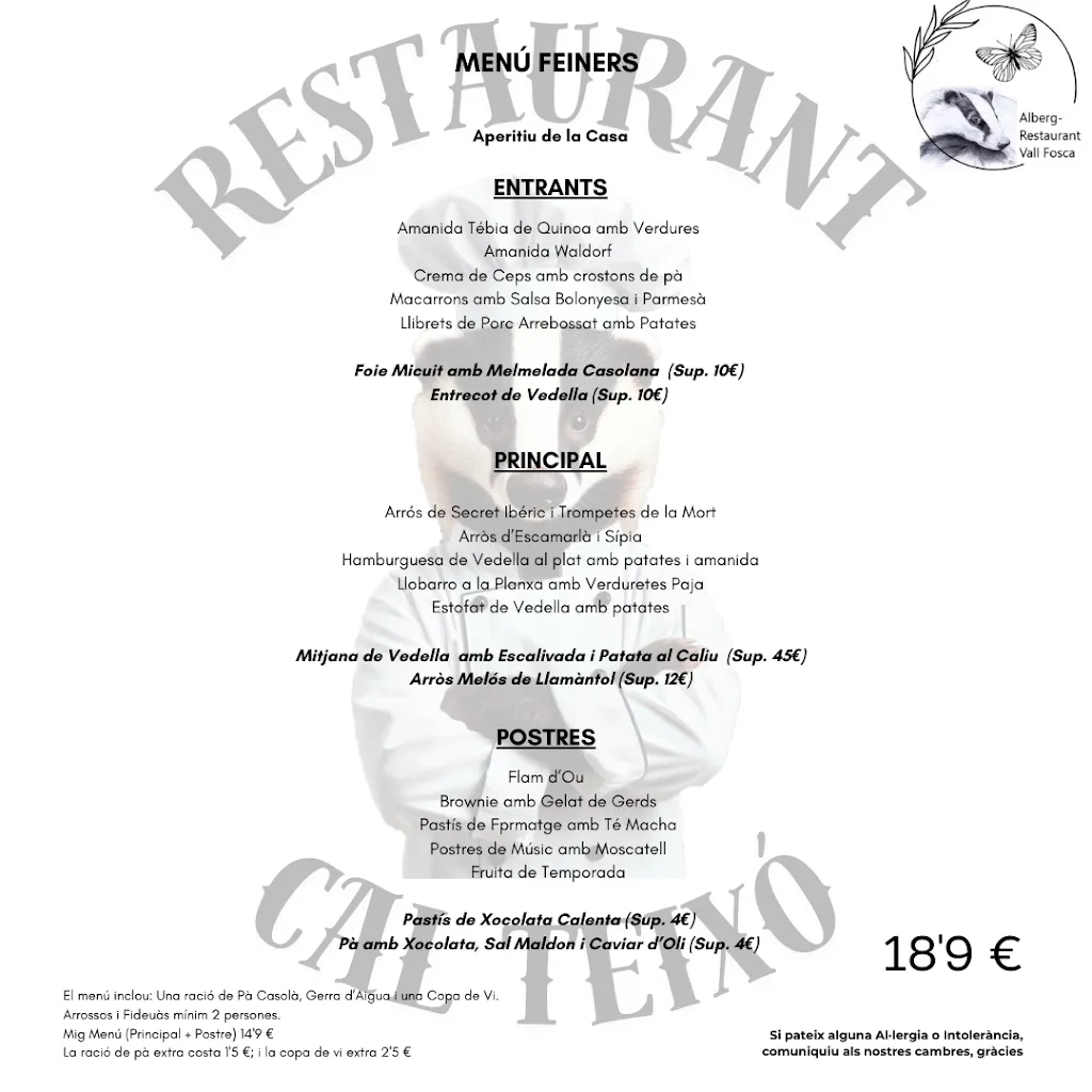 Menu_RESTAURANT CAL TEIXÓ_Torre de Cabdella La_image_2