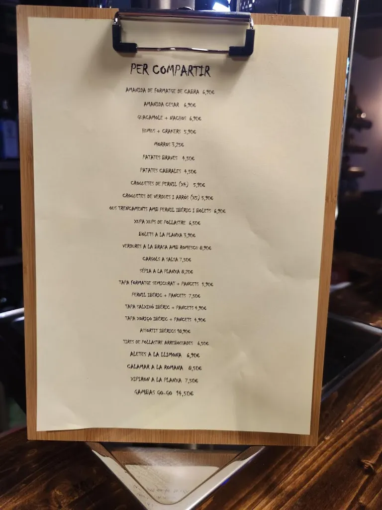 Menu_Bar L'Estació_Tremp_image_3