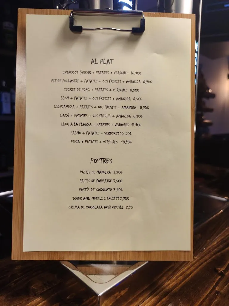 Menu_Bar L'Estació_Tremp_image_4