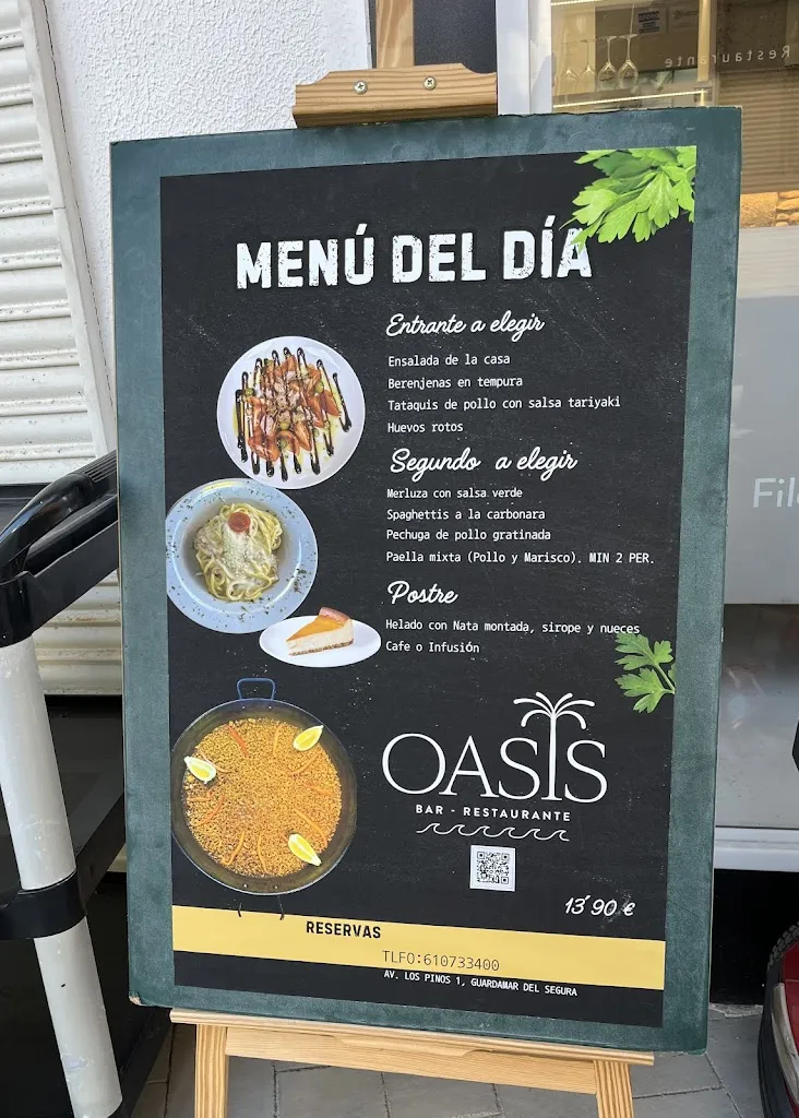 Menu_Oasis Bar-Restaurante_Guardamar del Segura_immagine_2