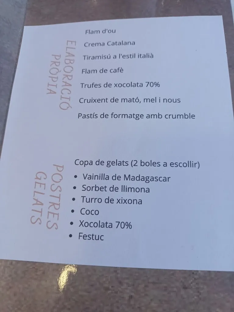 Menu_Restaurant Cal Farré_Vallfogona de Balaguer_image_3