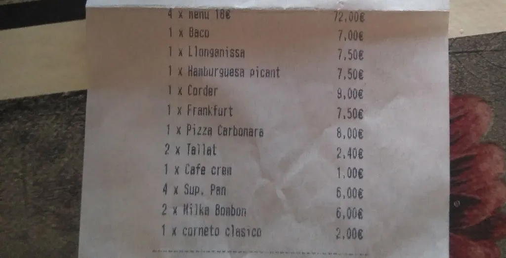 Menu_Restaurant El Bosquet_Vallfogona de Balaguer_image_2