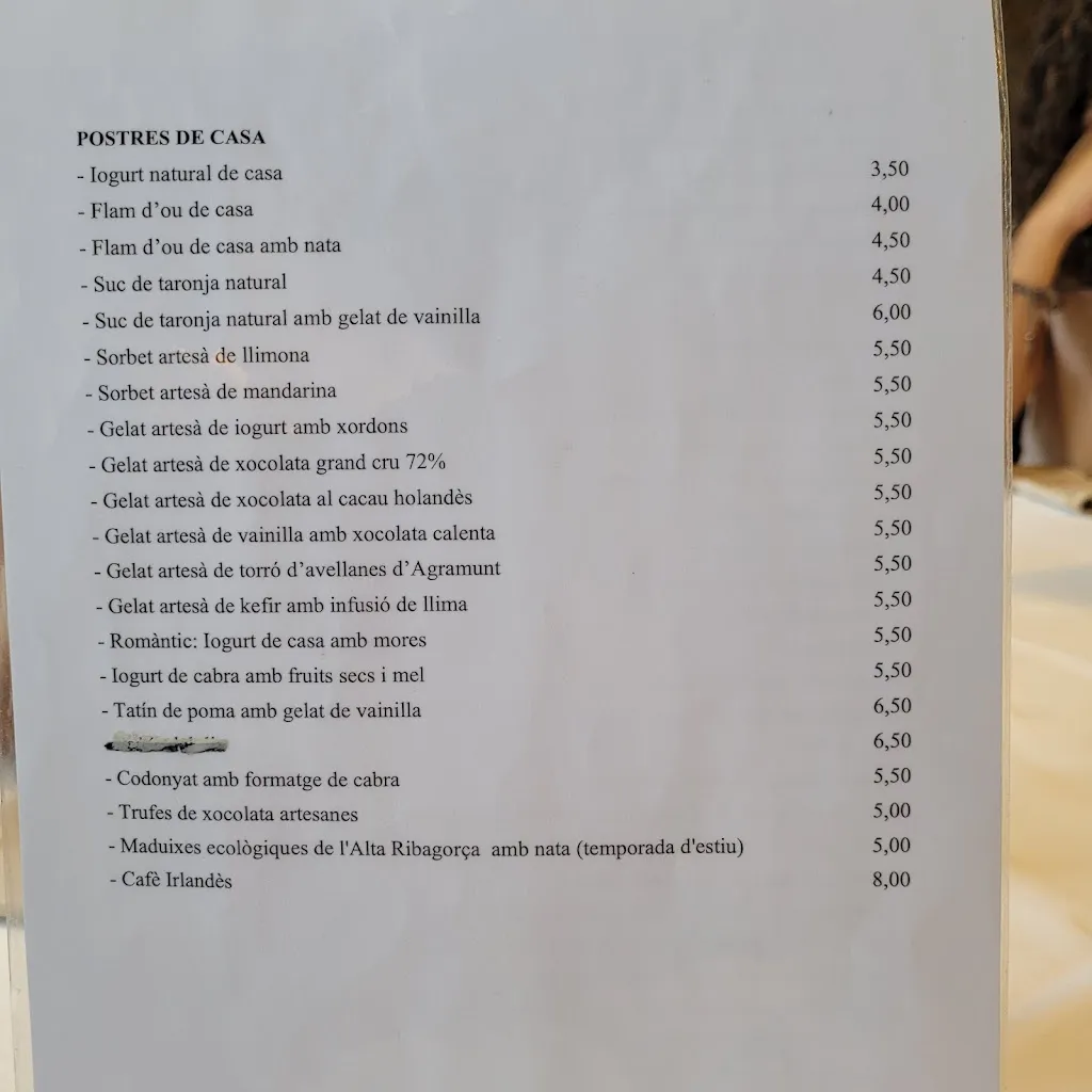 Menu_Ca La Pepa_Vall de Boí La_image_1