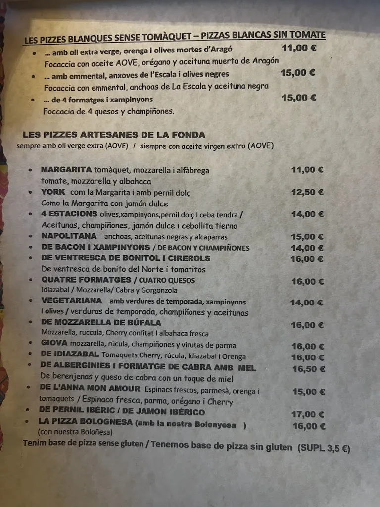 Menu_Restaurant La Fonda de Taüll | Vall de Boí_Vall de Boí La_immagine_1