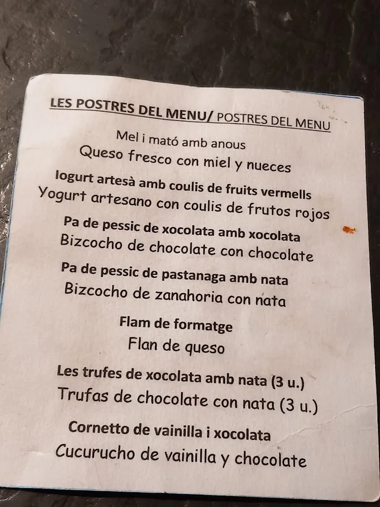 Menu_Restaurant La Fonda de Taüll | Vall de Boí_Vall de Boí La_immagine_2