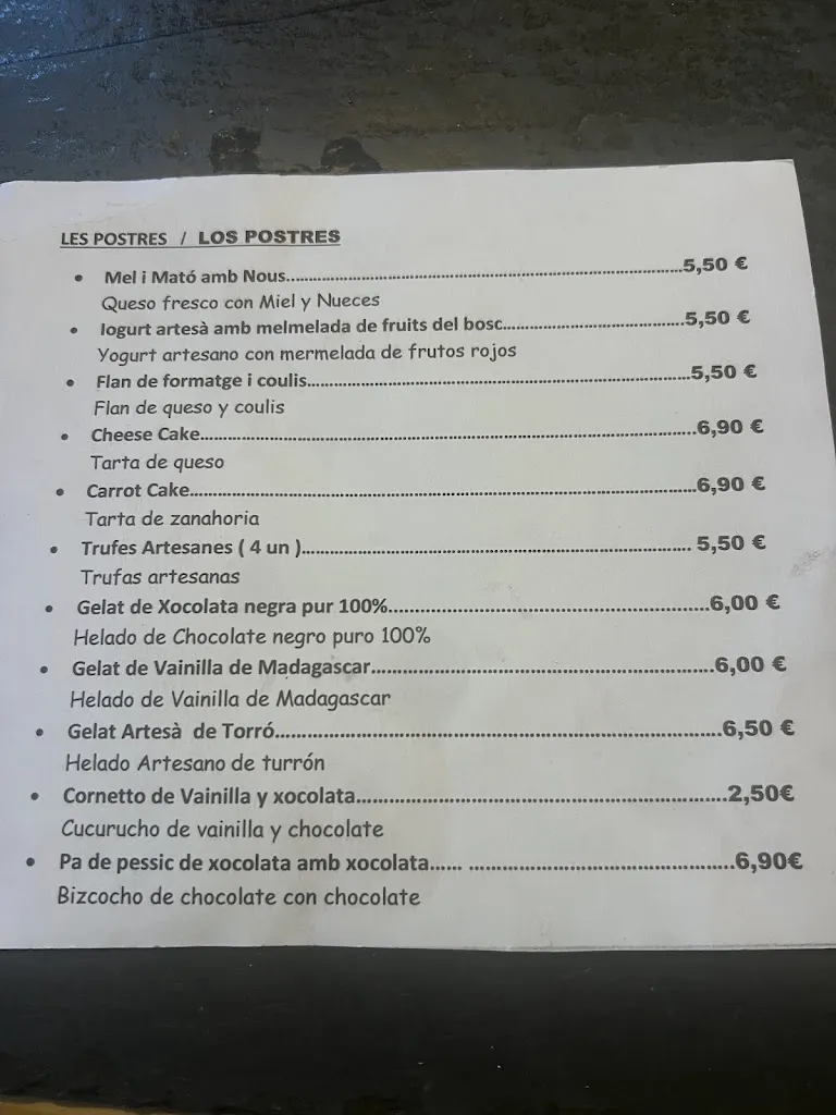 Menu_Restaurant La Fonda de Taüll | Vall de Boí_Vall de Boí La_immagine_3